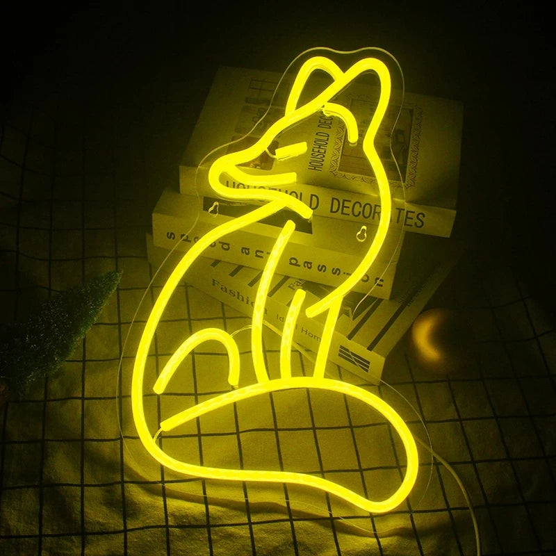Kettu – LED-neonkyltti (5 V USB)