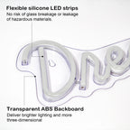 Dream Big 5V USB LED Neon Sign - Budget Friendly