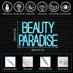 Beauty Paradise – LED-neonvalomainos (5 V USB)