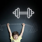 Barbell 5V USB LED Neon Sign - Budget Friendly
