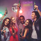 Eat, Drink, DANCE – LED-neonvalomainos (5 V USB)