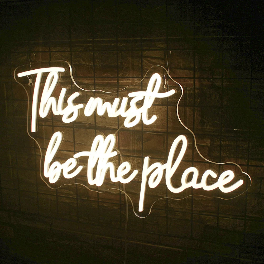 This must be the place – LED-neonkyltti (5 V USB)