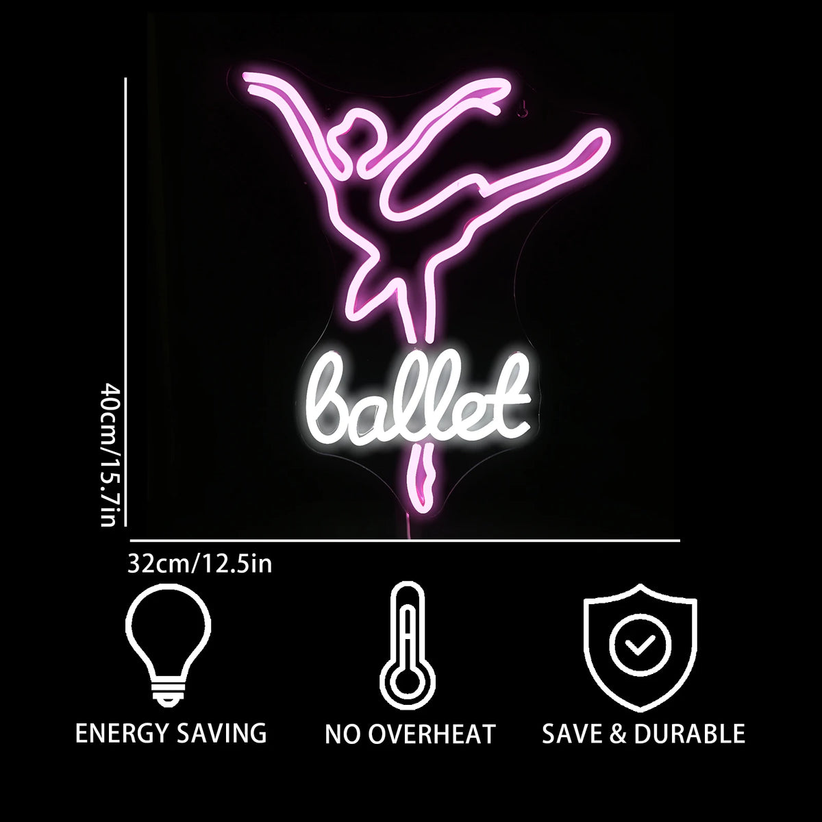 Tanssiva Led 5V USB Led Neon Kyltti - Budjettiystävällinen