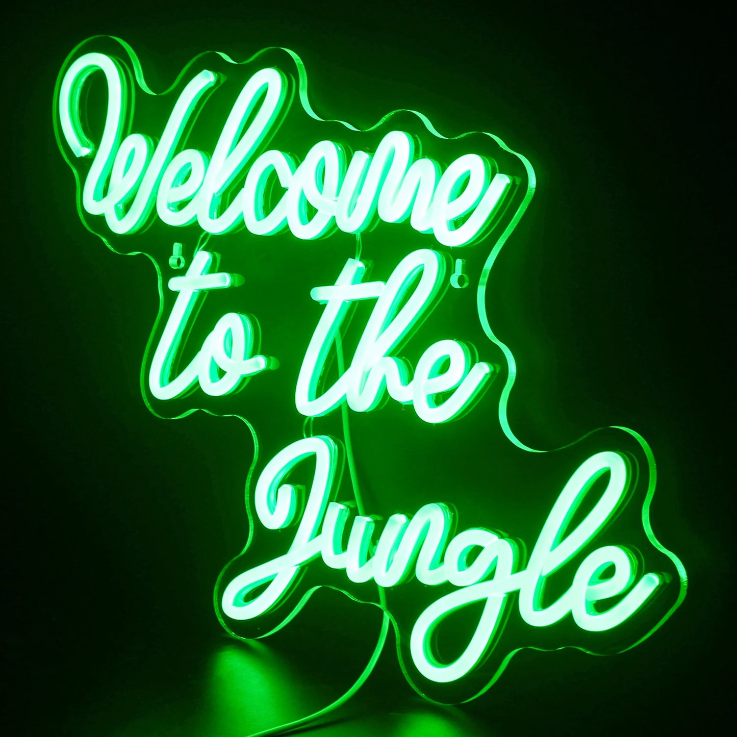 Welcome To The Jungle 5V USB LED Neon Sign - Budget Friendly