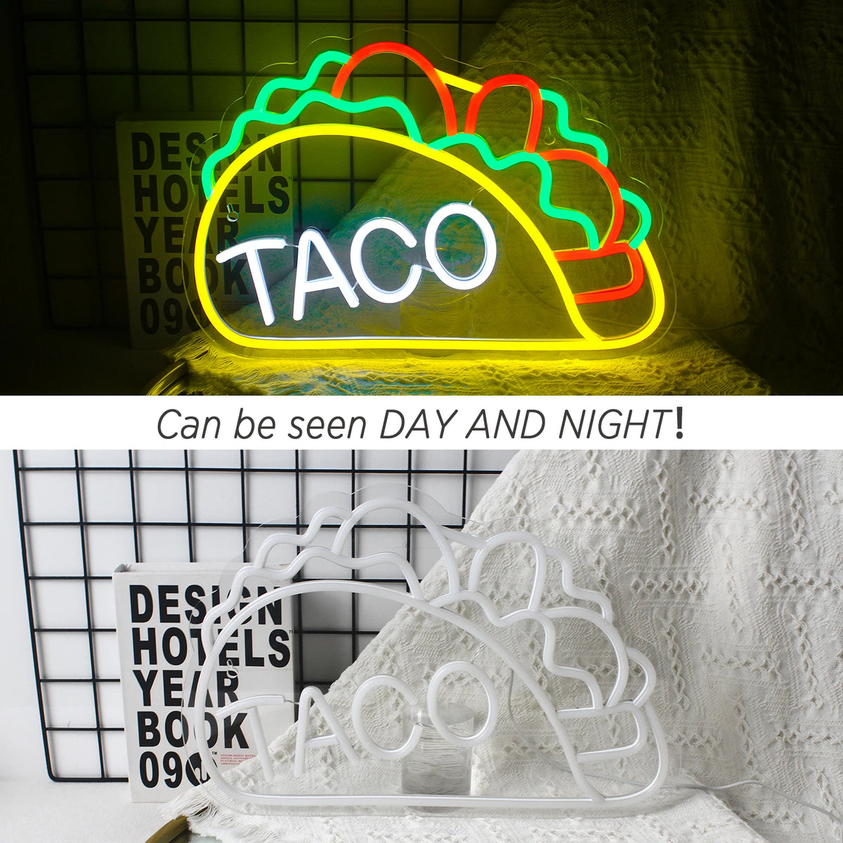 Taco 5V USB LED Neon Sign - Budget Friendly