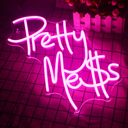 Pretty Mess 5V Mini USB LED Neon Sign - Budget Friendly