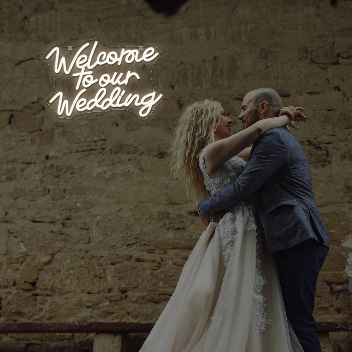 Welcome to our Wedding – LED-neonkyltti (5 V USB)