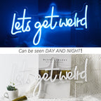 Lets Get Weird – LED-neonkyltti (5 V USB)