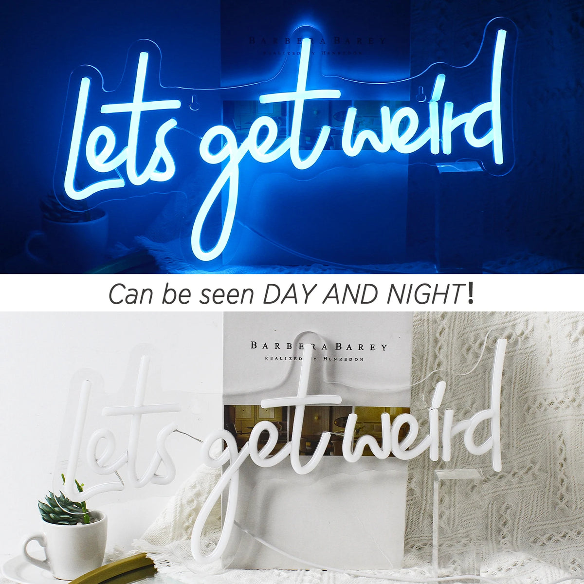 Lets Get Weird – LED-neonkyltti (5 V USB)