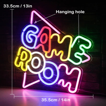 Game 5V Mini USB LED Neon Sign - Budget Friendly