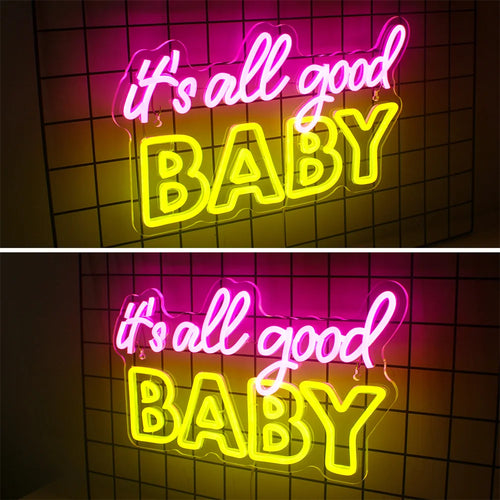 It's All Good Baby – LED-neonkyltti (5 V USB)