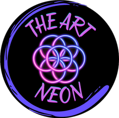 Kuvassa The Art Neon -sivuston logo.