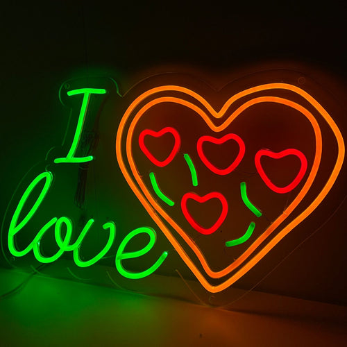 I Love Pizza Neon Sign - Art Neon