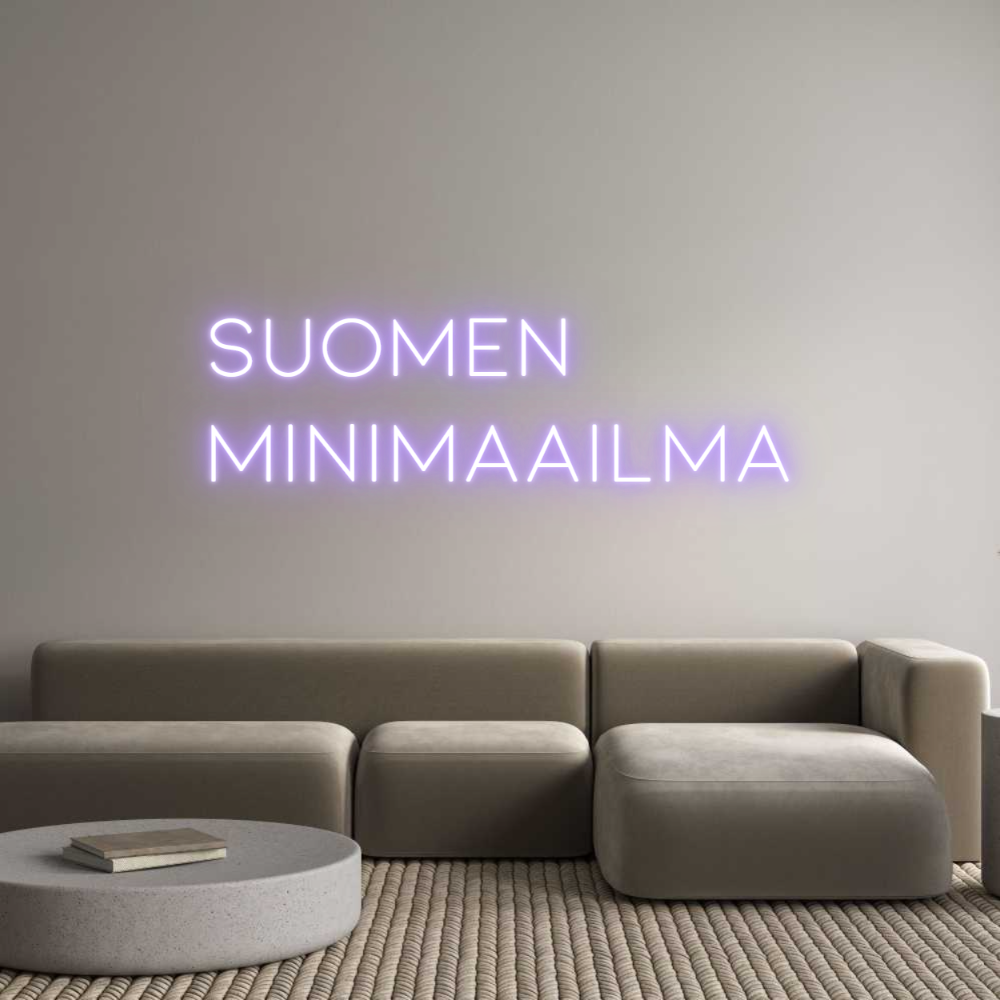 Mukautettu led neon: Suomen 
Mini...