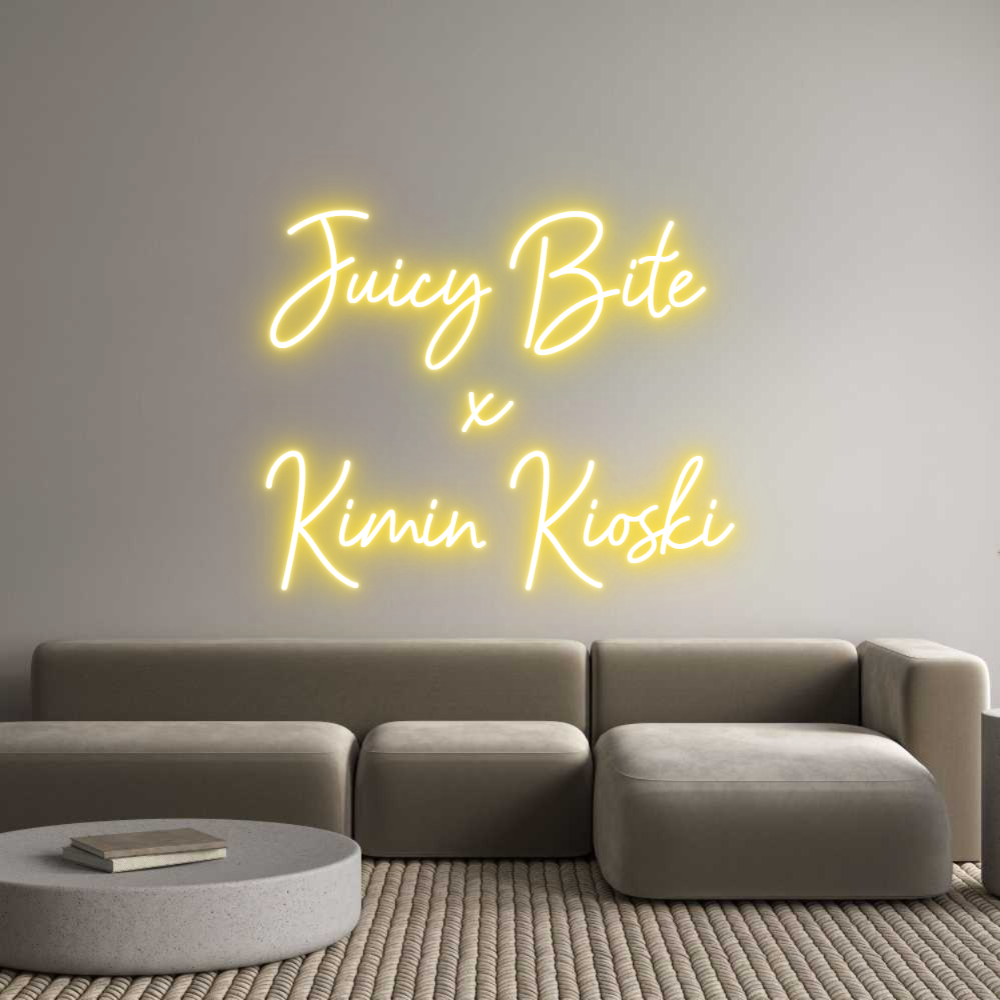 Mukautettu led neon: Juicy Bite 
...