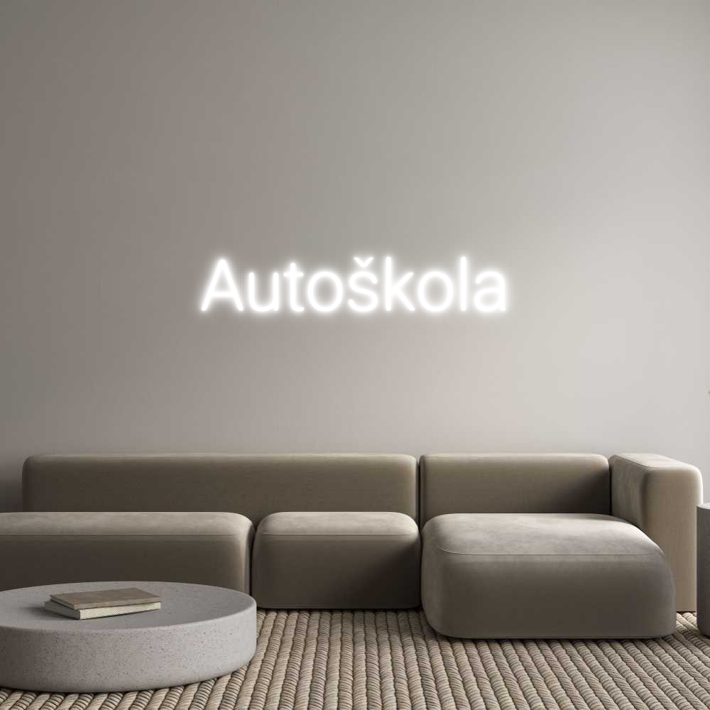 Custom Neon: Autoškola