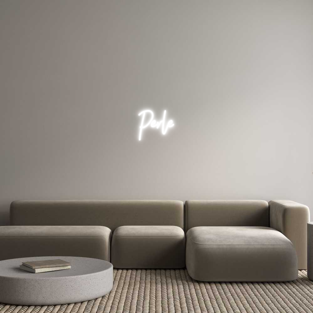 Individuelles Neon: Perle