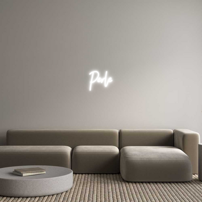 Individuelles Neon: Perle