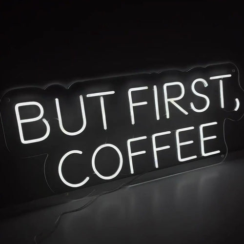 Mutta ensin, Coffee Neon Sign - Art Neon