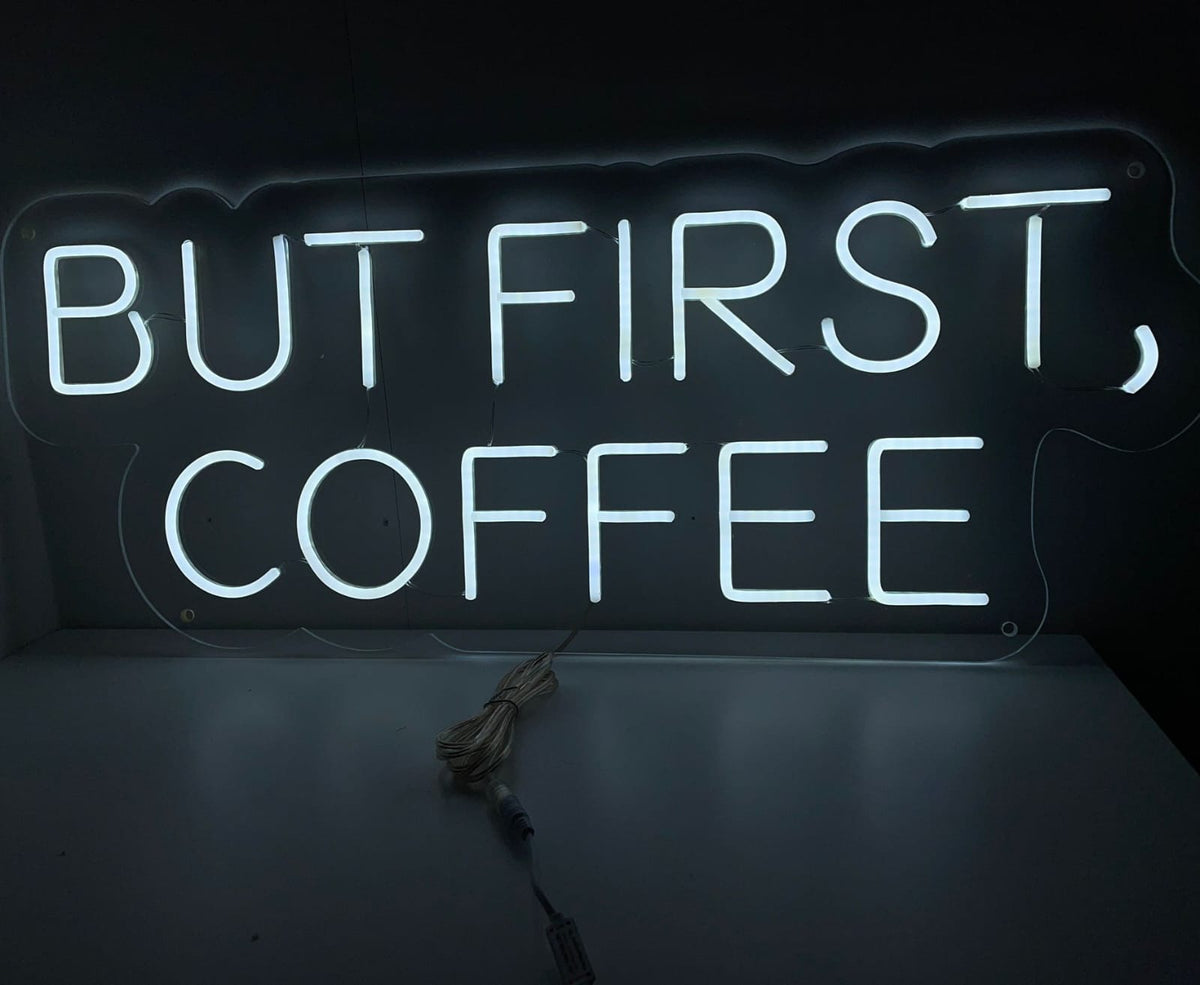 Mutta ensin, Coffee Neon Sign - Art Neon