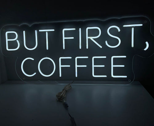 Mutta ensin, Coffee Neon Sign - Art Neon