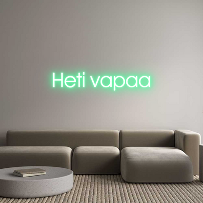 Mukautettu led neon: Heti vapaa