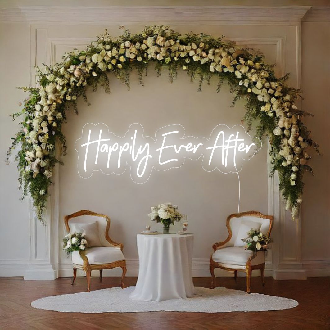 Happily Ever After LED-valokyltti - Art Neon