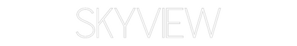 Insegna al Neon Personoinut: SkyView 