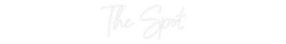 Prilagođeni neonski natpis: The Spot