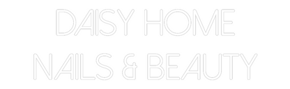 Individuelles Neon: DAISY HOME 
...
