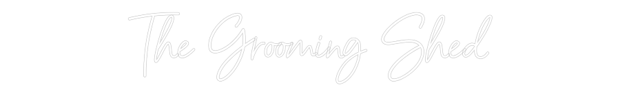 Custom Neon Sign: The Grooming ...