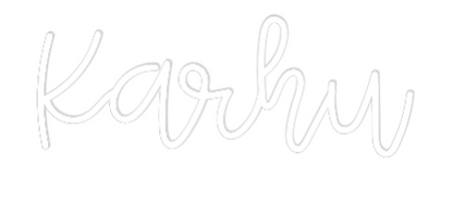 Räätälöity neonkyltin: Karhu