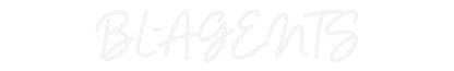 Enseigne au néon personnalisée : BL-AGENTS 