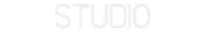 Räätälöity neonkyltin: STUDIO