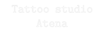 Custom Neon: Tattoo studio...