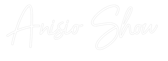 Letreiro de néon personalizado: Anísio Show