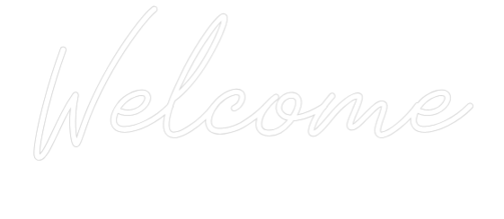 Προσαρμοσμένη Νέον Πινακίδα: Welcome