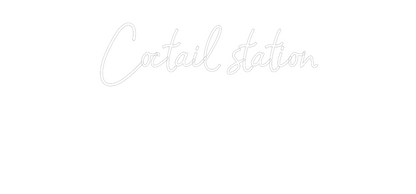 Custom Neon: Coctail stati...