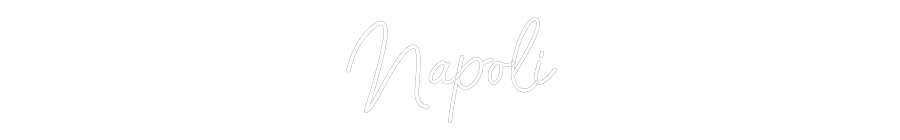Custom Neon Sign: Napoli 