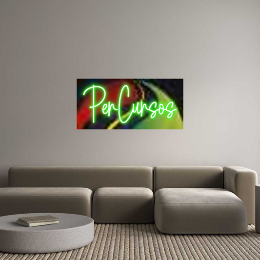 Custom Neon Sign: PerCursos