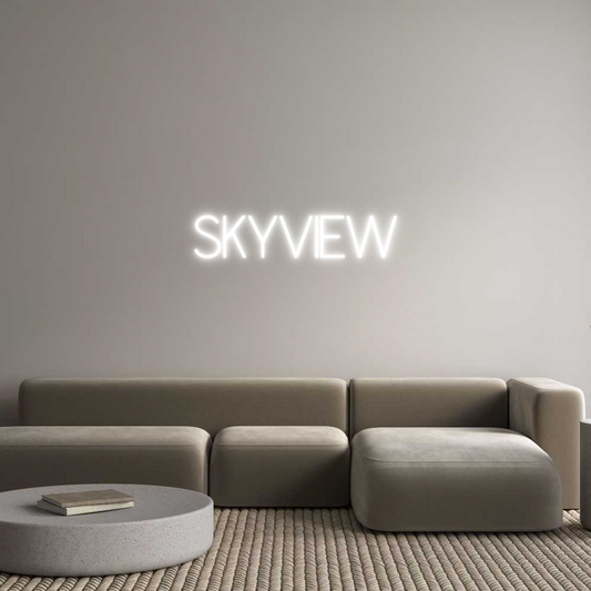 Insegna al Neon Personoinut: SkyView 