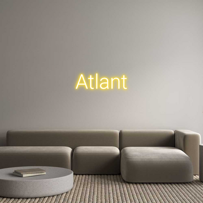 Custom Neon Sign: Atlant 