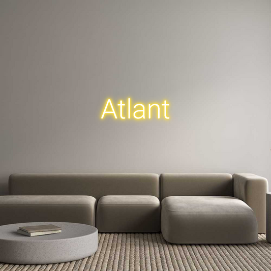 Custom Neon Sign: Atlant 