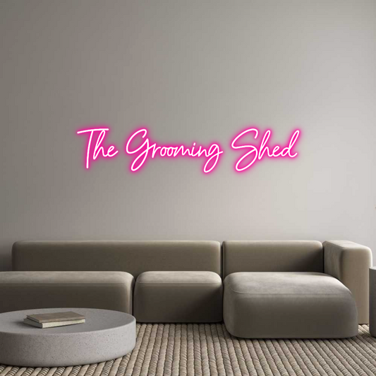 Custom Neon Sign: The Grooming ...