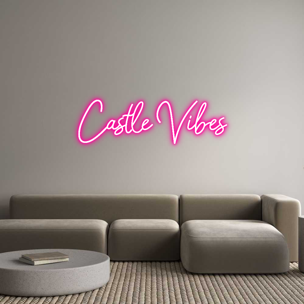 Yksiedi neonfelirat: Castle Vibes