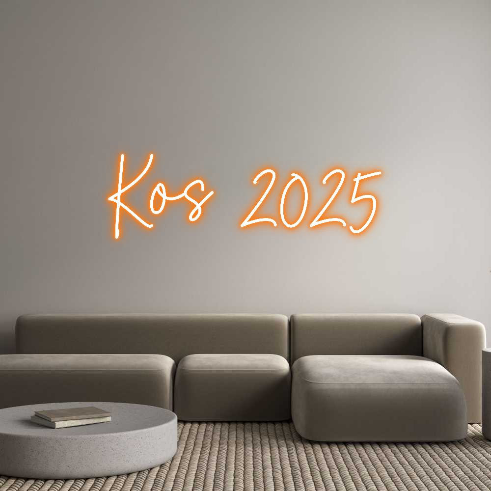 Custom Neon Sign: Kos 2025