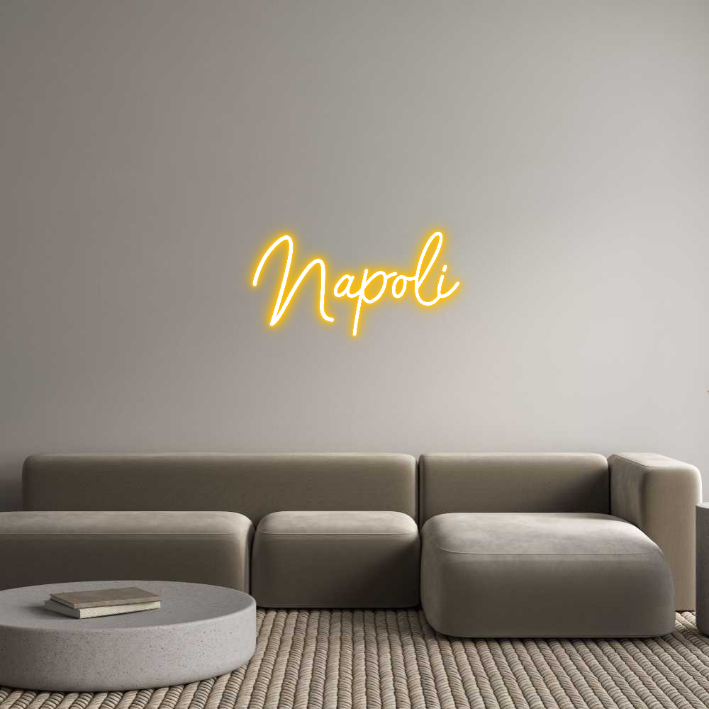 Custom Neon Sign: Napoli 