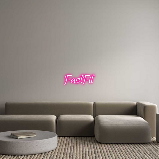 Custom Neon Sign: FastFit 