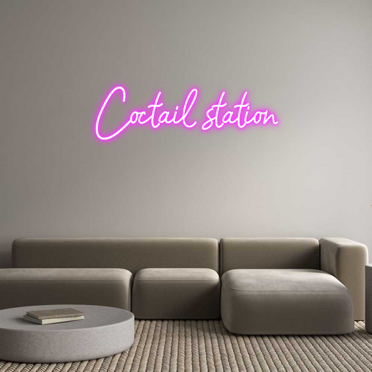 Custom Neon: Coctail stati...