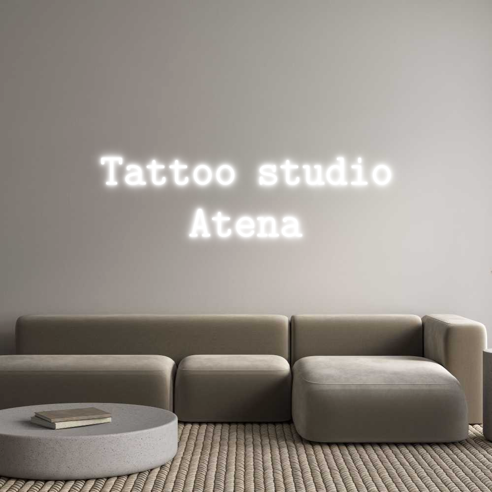 Custom Neon: Tattoo studio...